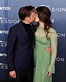 Kieran Culkin kisses wife Jazz Charton at 'Succession' premiere