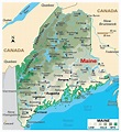 Map of Maine (ME) Cities and Towns | Printable City Maps