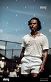 Tennis player Dr. Richard Raskind on tennis court in July 1972. (AP ...