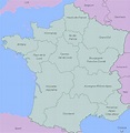 Interactive France Map - Regions and Cities - LinkParis.com