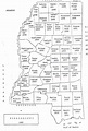 Printable Map Of Mississippi Counties