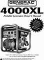 Generac 4000Xl 9777 2 Owners Manual ManualsLib Makes It Easy To Find ...