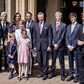 Los Grandes Duques de Luxemburgo con varios de sus hijos y nietos en el bautizo de François de ...
