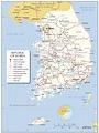 Administrative Map of South Korea - Nations Online Project