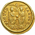 Magnus Maximus, AD 383-388. Gold Solidus (4.59 g) minted at London ...