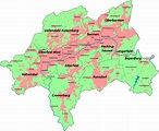 Liste der Stadtbezirke und Stadtteile von Wuppertal – Wikipedia