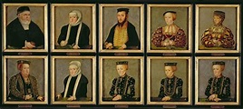 Portraits de membres de la dynastie des Jagellones, vers 1565