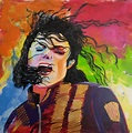 Retrato Michael Jackson, cuadro original, Acrílico sobre Lienzo ...