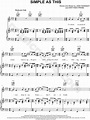 Jake Bugg "Simple As This" Sheet Music in Ab Major (transposable ...