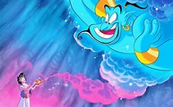 Walt Disney Book Images - Aladdin and Genie from "Aladdin" (1992) Walt ...