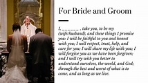 Traditional and Contemporary Christian Wedding Vows Every Couple Can ...