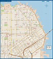 San Francisco Downtown Map | Digital| Creative Force
