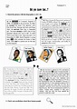 Biographies of famous people: English ESL worksheets pdf & doc