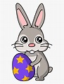 Easy Easter Bunny Cartoon , Free Transparent Clipart - ClipartKey