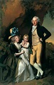 Portrait of Richard Arkwright Junior with his Wife Mary and Daughter ...