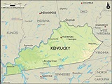 Kentucky Map - TravelsFinders.Com