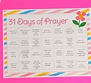 FREE Prayer Calendar and Printable Prayer Journal PDF Pack! - Leap of ...