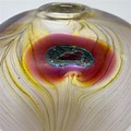 Norman Stuart Clarke studio glass 'Peacock Feather' vase | BADA