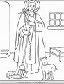 Saint Martin de Porres Coloring Page - TheCatholicKid.com | Saint ...