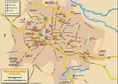 Four Excellent Maps of Guadalajara, Mexico - Free Printable Maps