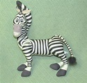 Madagascar TALKING MARTY Zebra Dreamworks Hasbro 2005 Plush Stuffed ...