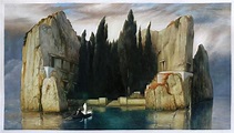 Isle of the Dead (Toteninsel) by Arnold Bocklin - Various Artists Paintings