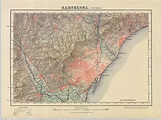 Barcelona (ciudad). Mapa Topográfico Nacional 1:50.000. (1927). 2019