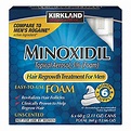 Minoxidil Espuma (Foam) 5% Kirkland 6 meses para crecimiento barba y ...
