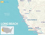 Map of Long Beach, California - Live Beaches