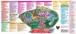 Disneyland mapa de Disney de Los Ángeles mapa (California - USA)