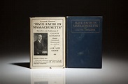 Have Faith In Massachusetts - The First Edition Rare Books