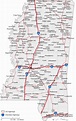 Map of Mississippi Cities and Towns | Printable City Maps