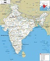 Detailed Clear Large Road Map of India - Ezilon Maps