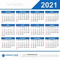 Free 2021 Calendar Template