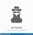 Spyware Icon. Trendy Spyware Logo Concept on White Background Fr Stock ...