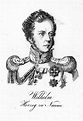 WILHELM, Herzog von Nassau (1792 - 1839). Brustbild nach halbrechts des ...