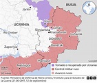 Los mapas que muestran el territorio recuperado por Ucrania tras su ...
