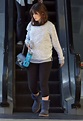 Pregnant ZOOEY DESCHANEL Leaves a Gym in Los Angeles - HawtCelebs