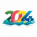 3d Happy New Year 2024 PNG Transparent Images Free Download | Vector ...