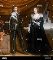 Federico Enrique (1584-1647) príncipe soberano de Orange y su consorte ...
