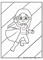Superhero Coloring Page (Updated 2022) - Coloring Home