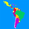 Mapa político da América Latina para você baixar - Imagens Free