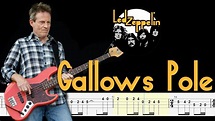 Led Zeppelin - Gallows Pole (Bass Tabs & Tutorial) By John paul jones ...