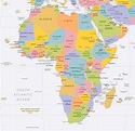 Afrika Karte Staaten