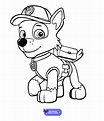 Desenho da Patrulha Canina para Colorir - Artesanato Passo a Passo!