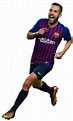 Jordi Alba Barcelona football render - FootyRenders