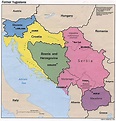 Serbia Yugoslavia Map