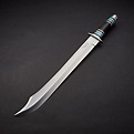Exotic Scimitar Blade Sword // 22" - Black Bench Swords - Touch of Modern