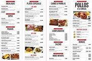 Carta de restaurante peruano | Gastronomia peruana, Gastronomia ...