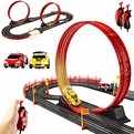 Best Choice Products Electric Slot Car Race Track Set Kids Toy w/ 2 ...